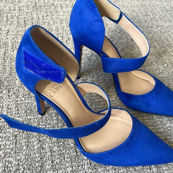 Vince Camuto D’Orsay Cobalt Blue Pumps, Size 6.5 - Picture 10 of 10